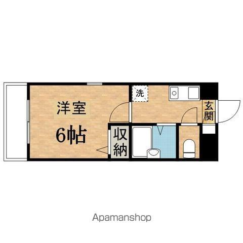 レジデンスSUDA(1K/3階)の間取り写真