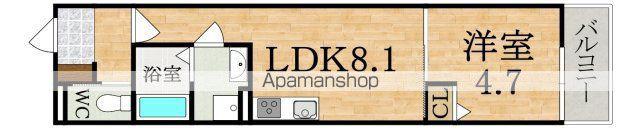 GRM富雄元町(1LDK/3階)の間取り写真