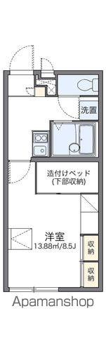 レオパレスアプリコット(1K/2階)の間取り写真