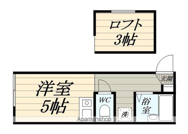 サンシャイン鶴見(ワンルーム/1階)の間取り写真