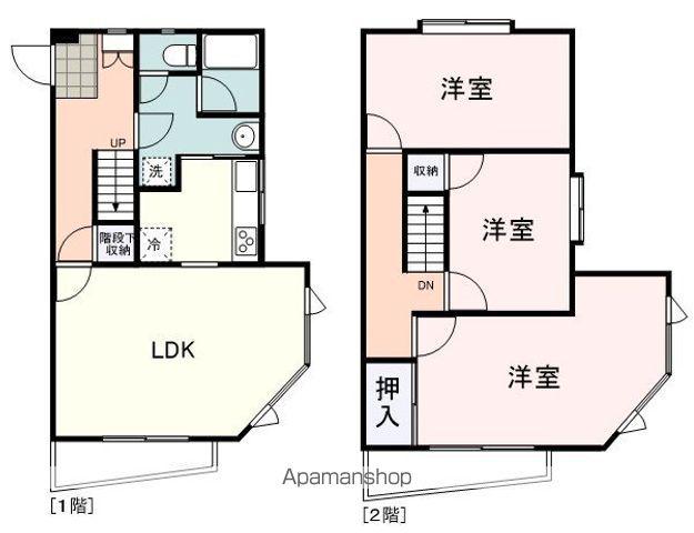 ハイレジデンスM(3LDK/2階)の間取り写真