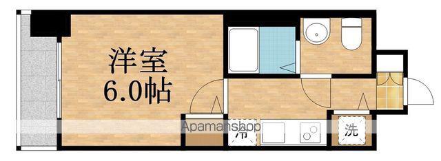 ESLEAD大阪城(1K/2階)の間取り写真