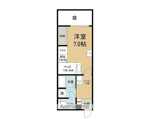 ファーストステージ(1K/1階)の間取り写真