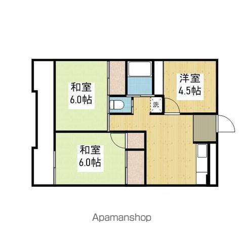 酒井ビル(3DK/2階)の間取り写真