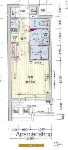 プレサンス丸の内レジデンスⅡ(1K/6階)の間取り写真