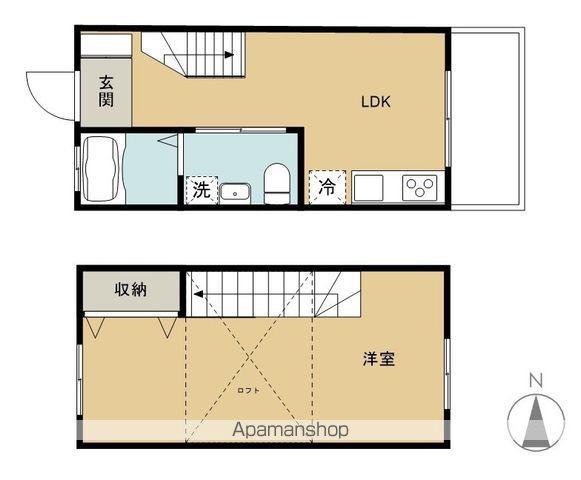 リアンボヌール(1LDK/1階)の間取り写真