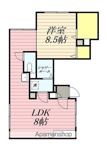 シティハイツ村川B(1DK/2階)の間取り写真