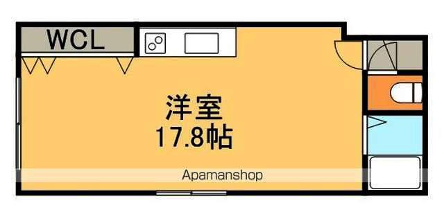 林ビル(1LDK/6階)の間取り写真