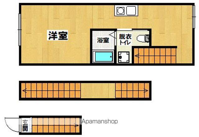 BR MAISON堺石津(ワンルーム/3階)の間取り写真