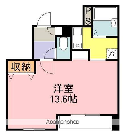 MIKビル春日町(1K/5階)の間取り写真