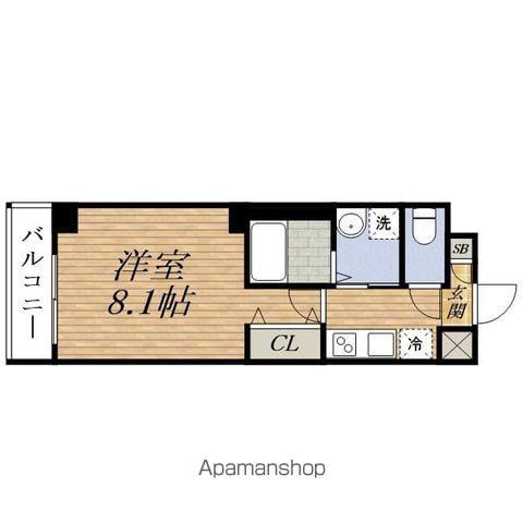 ルミエナ HIHASHIMIKUNI(1K/10階)の間取り写真