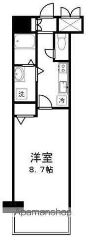 HF丸の内レジデンス(ワンルーム/10階)の間取り写真