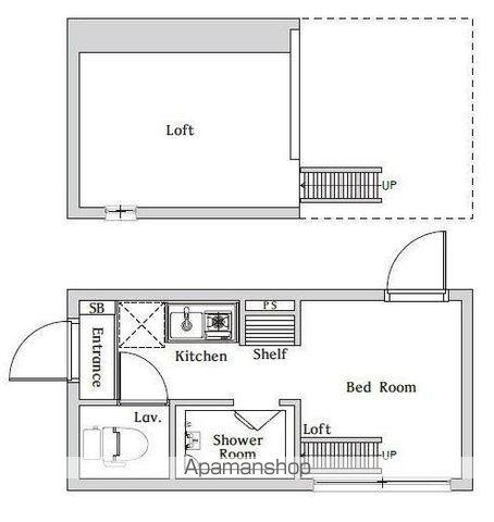 コーポすみれ(ワンルーム/2階)の間取り写真