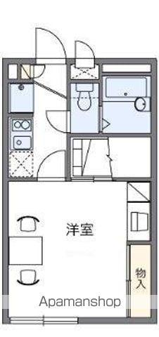 レオパレスASTC.DA(1K/2階)の間取り写真