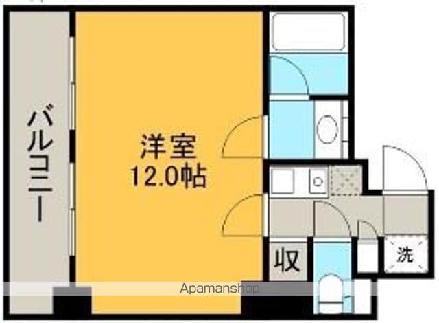 アズロワイヤル芳野(1K/7階)の間取り写真