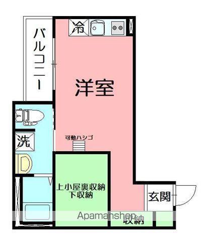 カレッジアベニューテラス(ワンルーム/2階)の間取り写真