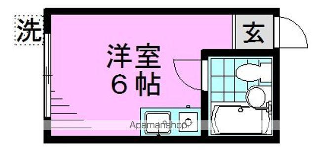 メゾンモリタ(ワンルーム/1階)の間取り写真