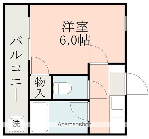 ACT・M(1K/2階)の間取り写真