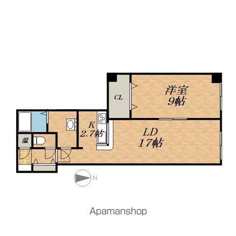 NC WING8(1LDK/2階)の間取り写真