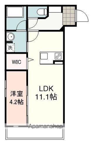 プチメゾン草薙館II(1LDK/1階)の間取り写真