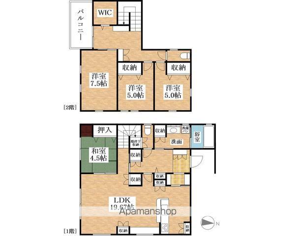 名鉄犬山線 犬山口駅 徒歩7分 2階建 築9年(4LDK)の間取り写真