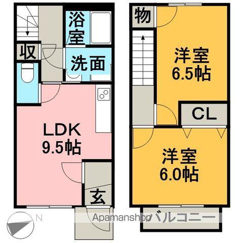VIEWSTAGEⅡ(2DK/1階)の間取り写真