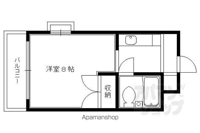 LIBERTYHOUSE(1K/3階)の間取り写真