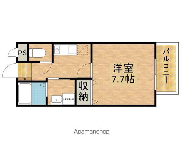 エスエスコーポ愛知川(1K/2階)の間取り写真