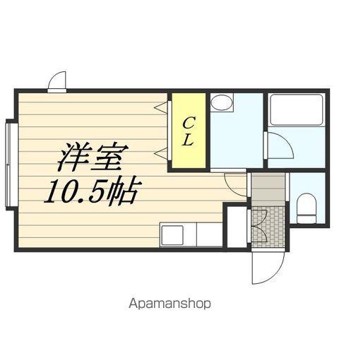 第53松井ビル(1DK/1階)の間取り写真
