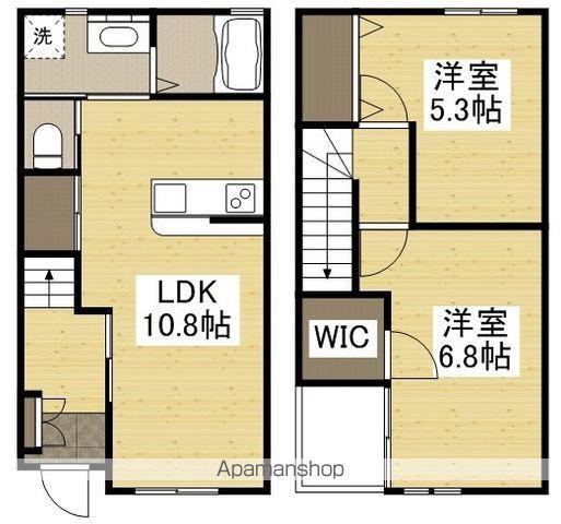 ARROWS SQUARE今保B棟(2LDK)の間取り写真
