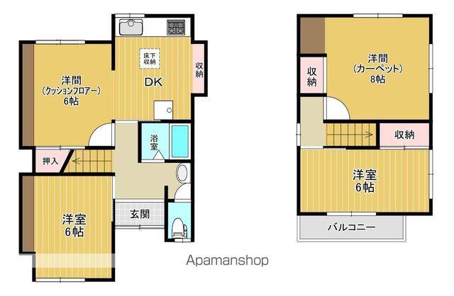 ベテルハウス(4DK)の間取り写真