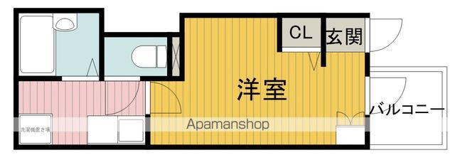 レジア豊中本町(1K/1階)の間取り写真