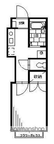 リリックコート平和橋(1K/1階)の間取り写真