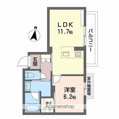 シャーメゾン神宮参道(1LDK/3階)の間取り写真