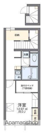 レオパレスエクセル林泉寺 弐(1K/2階)の間取り写真