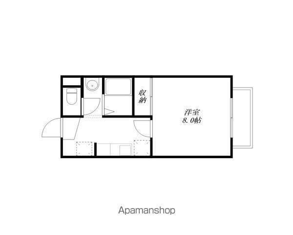 プレジール五反田(1K/1階)の間取り写真