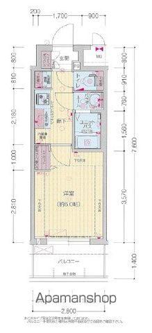 プレサンス太閤通駅前デュプル(1K/10階)の間取り写真