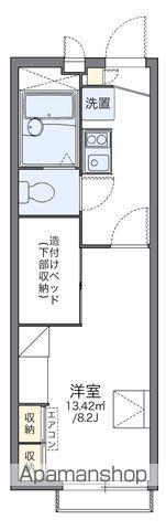 レオパレス五女子(1K/2階)の間取り写真