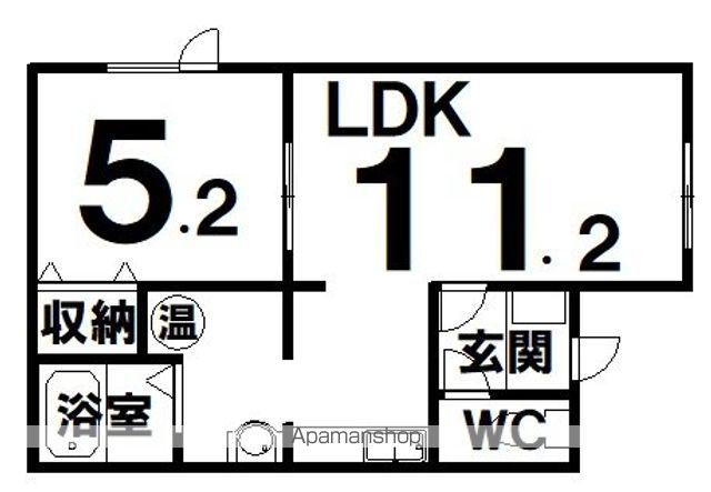 メゾンMORE(1LDK/1階)の間取り写真