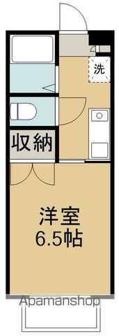 バークレーハイツ(1K/2階)の間取り写真