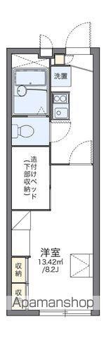 レオパレスストークハイツⅢ(1K/1階)の間取り写真