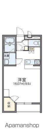 レオパレス岡Ⅱ(1K/2階)の間取り写真