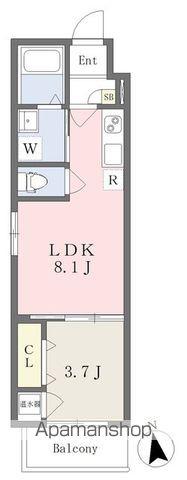 F ASECIA IDEAL(1LDK/1階)の間取り写真