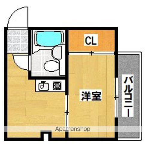 グランドオーク参番館(1K/5階)の間取り写真