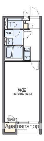 レオネクストグリーチネ(1K/2階)の間取り写真