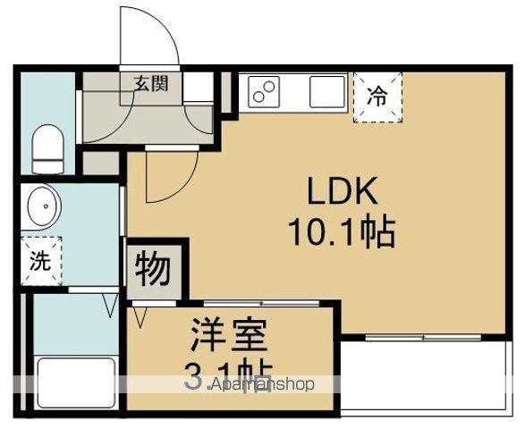 JACK YAKUSHI Ⅱ(1LDK/1階)の間取り写真