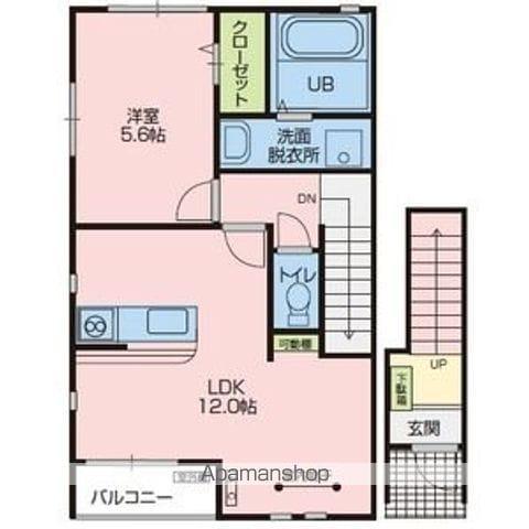 BLOMSTRAⅡA(1LDK/2階)の間取り写真
