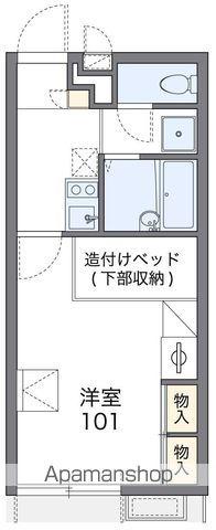 レオパレス大山(1K/2階)の間取り写真