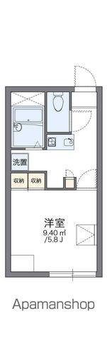 レオパレス 大麻新町(1K/2階)の間取り写真