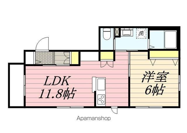 PROCEED(1LDK/1階)の間取り写真